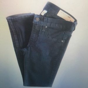 RAG & BONE Stretch Capri Midnight Black Jeans 24